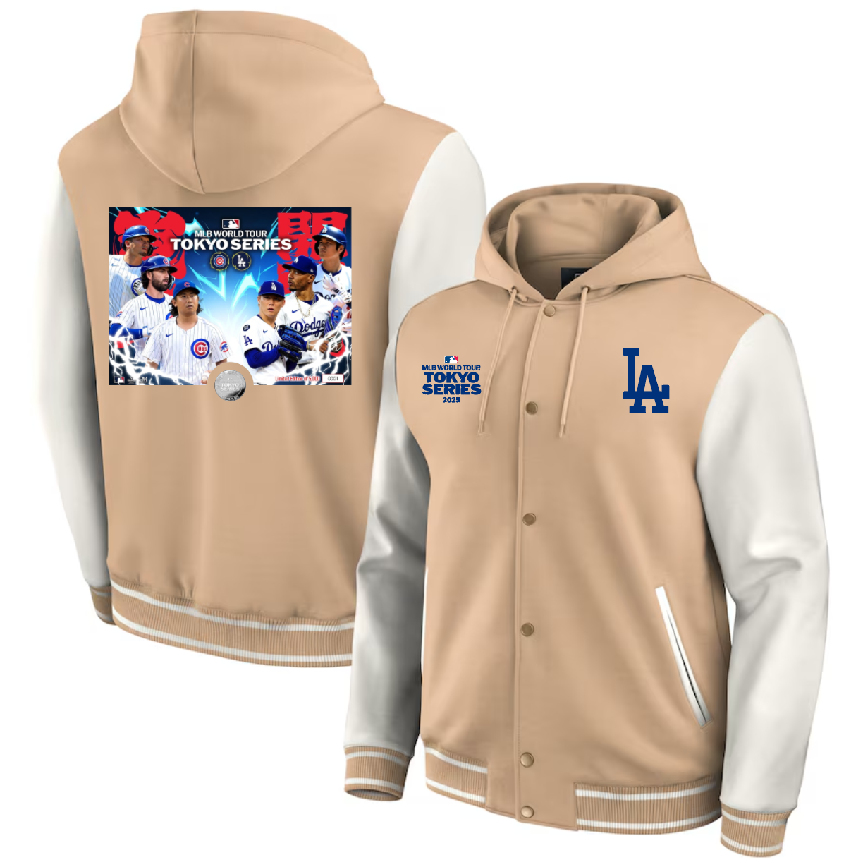 Men Chicago Cubs blank 2025 MLB jacket 6